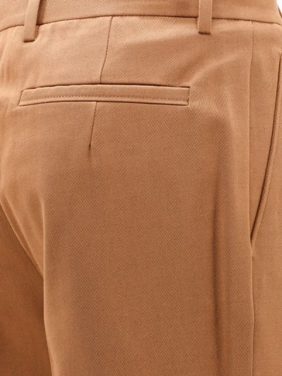 Shop Zegna Trouser In Brown