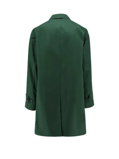 Shop Burberry Trench In Green