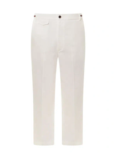 Shop Gucci Trouser In White