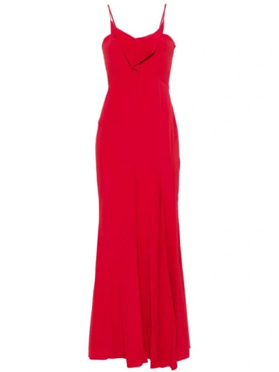 Shop Isabel Marant Kapri Sleeveless Dress In Scarlet Red