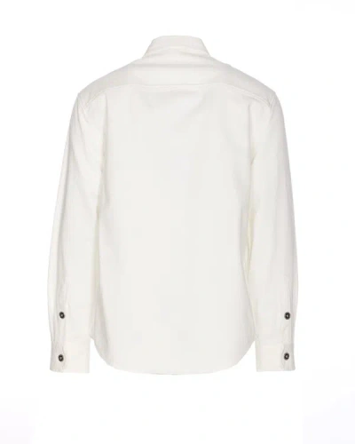 Shop Versace Shirts In Bianco