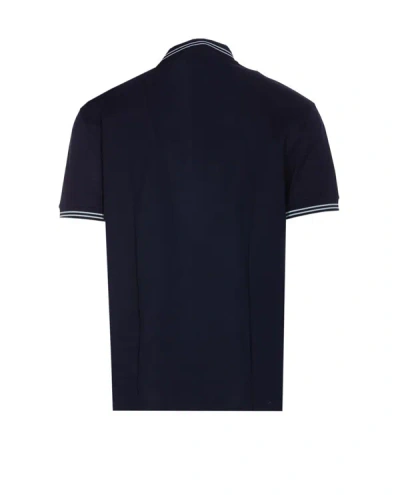 Shop Versace T-shirts And Polos In Blue