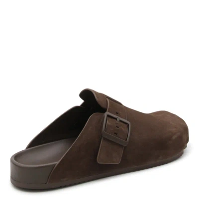 Shop Balenciaga Sandals In Cold Brown