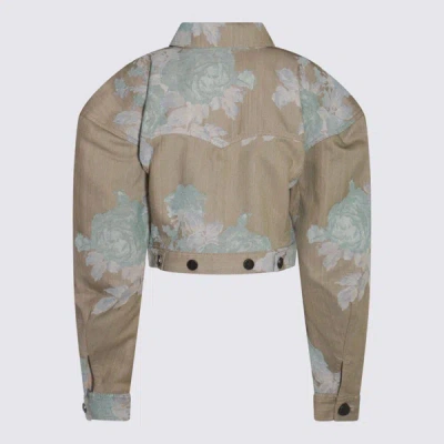 Shop Vivienne Westwood Multicolor Cotton Casual Jacket In Roses