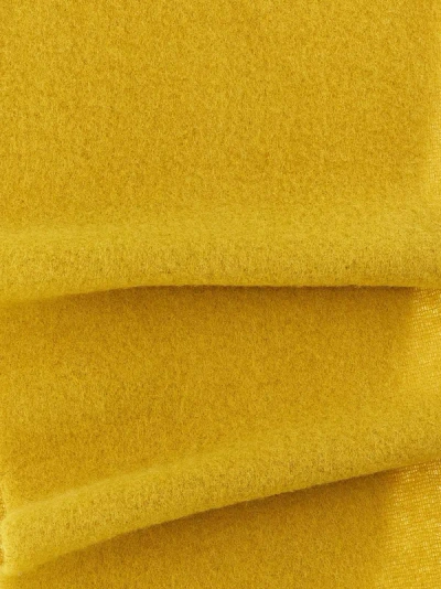 Shop Marni Logo Patch Scarf Scarves, Foulards Yellow