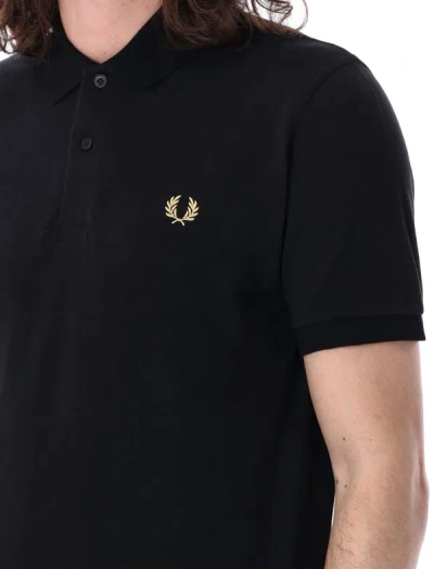 Shop Fred Perry The Original Piqué Polo Shirt In Black