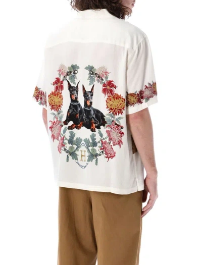 Shop Huf Doberman S/s Shirt In White