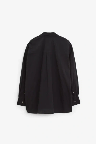 Our Legacy Shirt With Button-down Collar And Chest Pocket In Black