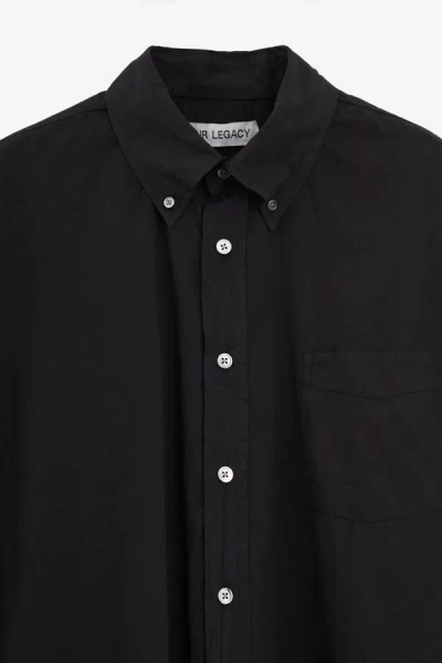Our Legacy Shirt With Button-down Collar And Chest Pocket In Black