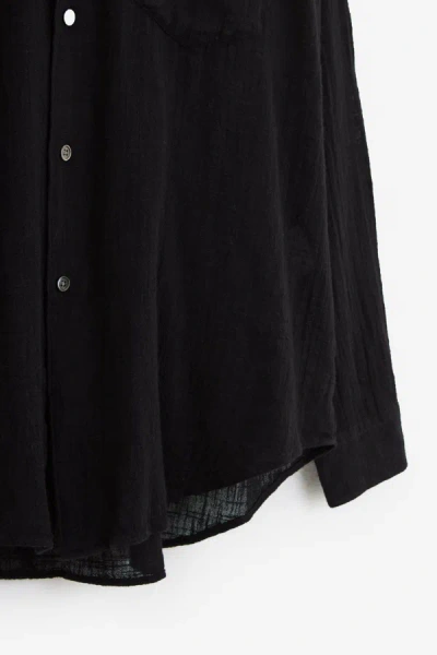 Our Legacy Shirt With Button-down Collar And Chest Pocket In Black