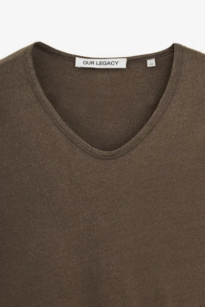 Shop Our Legacy T-shirts In Brown