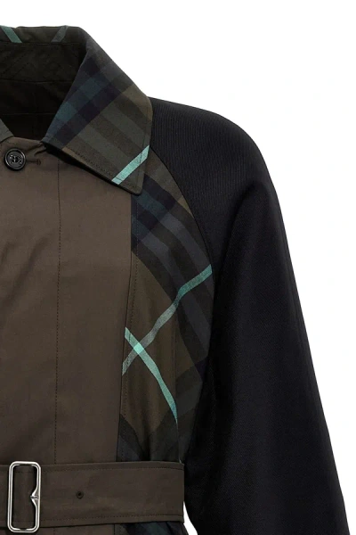 Shop Burberry Men 'bradford' Reversible Coat In Multicolor