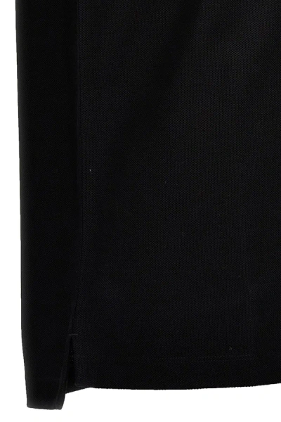 Shop Burberry Men 'eddie' Polo Shirt In Black