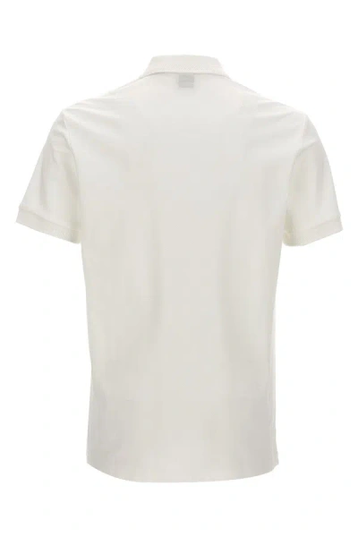 Shop Burberry Men 'eddie' Polo Shirt In White
