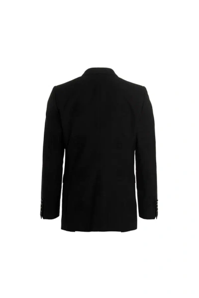 Shop Burberry Men 'edinburgh' Blazer In Black