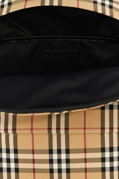 Shop Burberry Men 'jett' Backpack In Cream