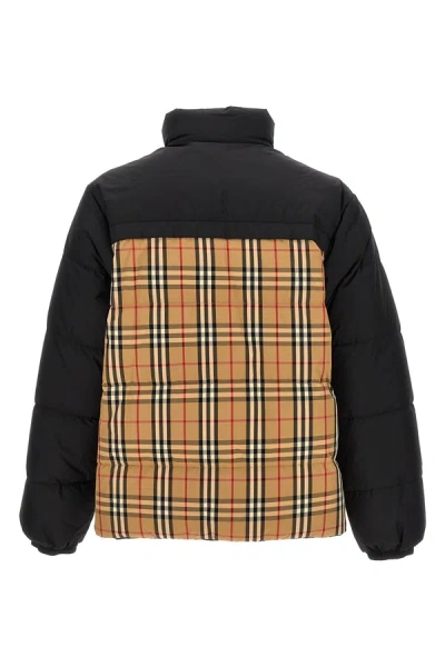 Shop Burberry Men 'oakmere' Reversible Down Jacket In Multicolor
