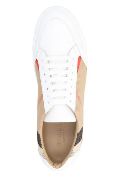 Shop Burberry Women 'new Salmond' Sneakers In Multicolor