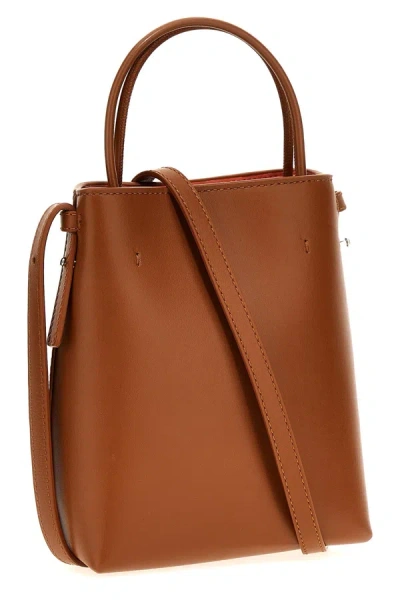 Shop Chloé Women 'micro Chloe Sense' Bucket Bag In Brown