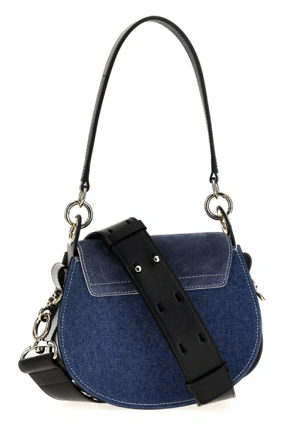 Shop Chloé Women 'tess' Small Crossbody Bag In Blue
