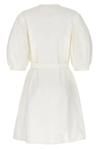 Shop Chloé Women Belt Dress At The Waist In White