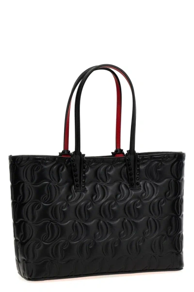 Shop Christian Louboutin Women 'cabata Small' Handbag In Black