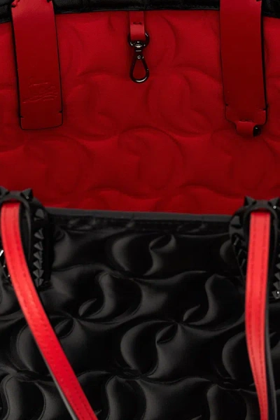 Shop Christian Louboutin Women 'cabata Small' Handbag In Black