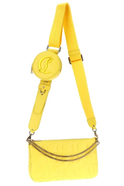 Shop Christian Louboutin Women 'loubila' Crossbody Bag In Yellow