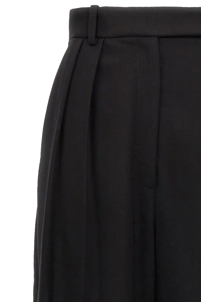 Shop Khaite Women 'cessie' Pants In Black