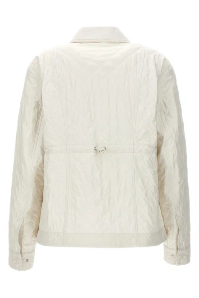 Shop Moncler Women 'galene' Down Jacket In White