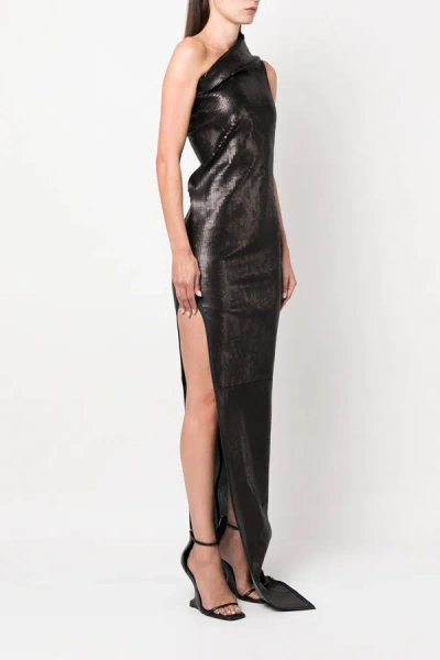 Shop Rick Owens Women 'athena' Dress In Black