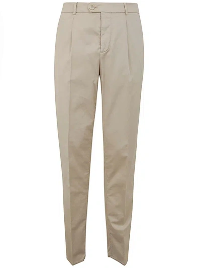 Shop Brunello Cucinelli Dyed Pants Clothing In Brown