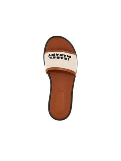 Shop Isabel Marant 'vikee' Sandals In Beige