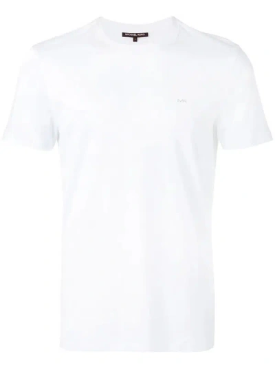 Shop Michael Kors Sleek Mk Crew Clothing In White