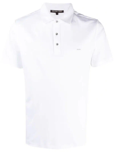 Shop Michael Kors Sleek Mk Polo Clothing In White