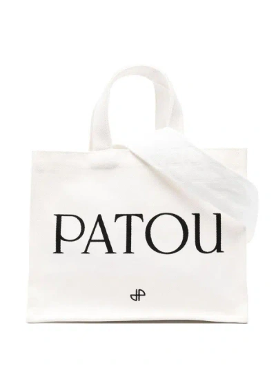 Shop Patou Logo-print Canvas Tote