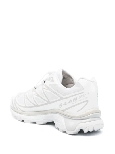 Shop Salomon Xt-6 Sneakers Shoes In White