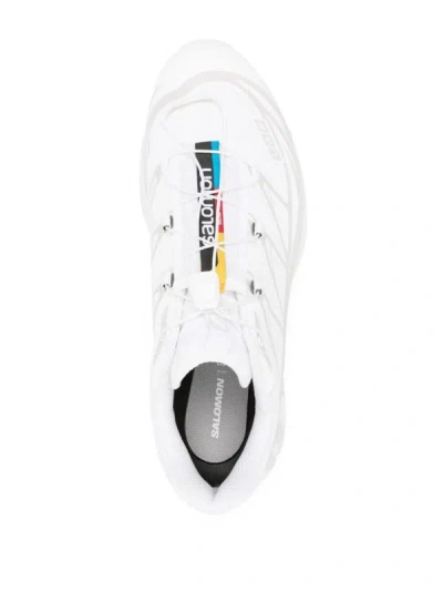 Shop Salomon Xt-6 Sneakers Shoes In White