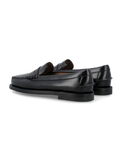 Shop Sebago Classic Dan Loafer In Black