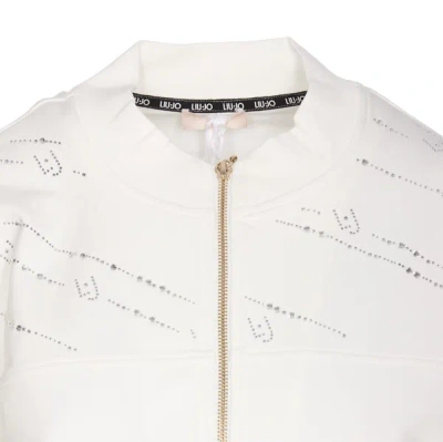 Shop Liu •jo Liu Jo Sweaters In Bianco