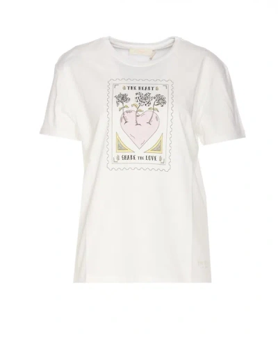 Shop Twinset Twin-set T-shirts And Polos In Bianco