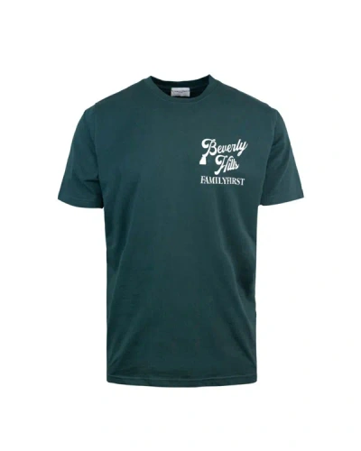 Shop Family First T-shirts In Dark Green