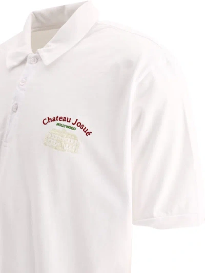 Shop Gallery Dept. "chateau Josue" Polo Shirt In White