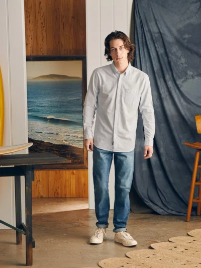 Faherty Supima Oxford Shirt In Classic Stripe