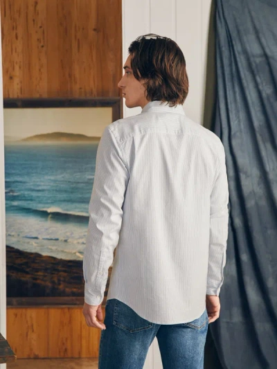 Faherty Supima Oxford Shirt In Classic Stripe