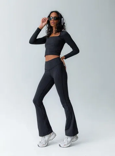 Shop Princess Polly Active Integrity Activewear Yoga Pants In Black