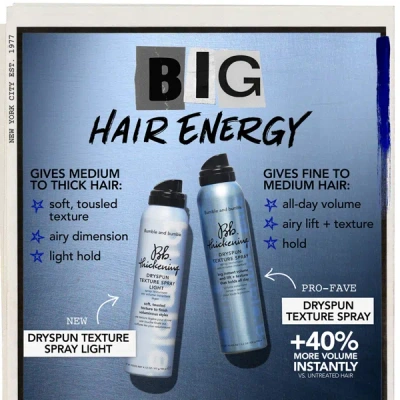 Bumble And Bumble Thickening Dryspun Texture Spray Light In Default Title