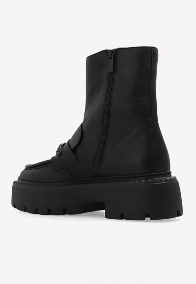 Shop Jimmy Choo Bryer Platform Ankle Boots In Black