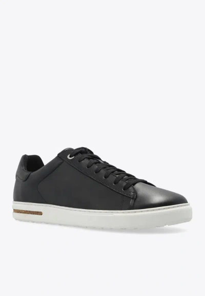 Shop Birkenstock Bend Low Leather Low-top Sneakers In Black