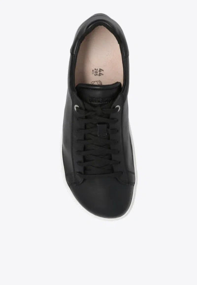 Birkenstock Bend Low Leather Low-top Sneakers In Black